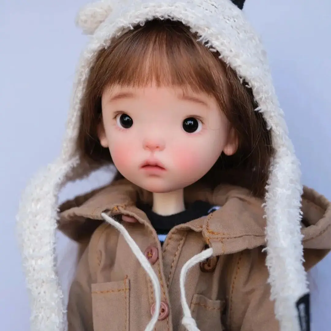 

Кукла BJD 1/6 Landoudou, милая девушка, коричневая кожа, высококачественная игрушка из смолы, новый подарок на день рождения, куклы на складе, бесплатная доставка