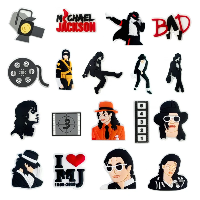 18-108PCS Music Film Characters Cartoon PVC Shoe Charms  Shoe Decorations for Clogs Ideal Gifts for Kids