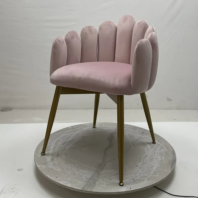 Removable Ins Wind Restaurant Chair for Custom Lint Seat Armrest Backrest Home Dining Chair Finger Dressing Stool