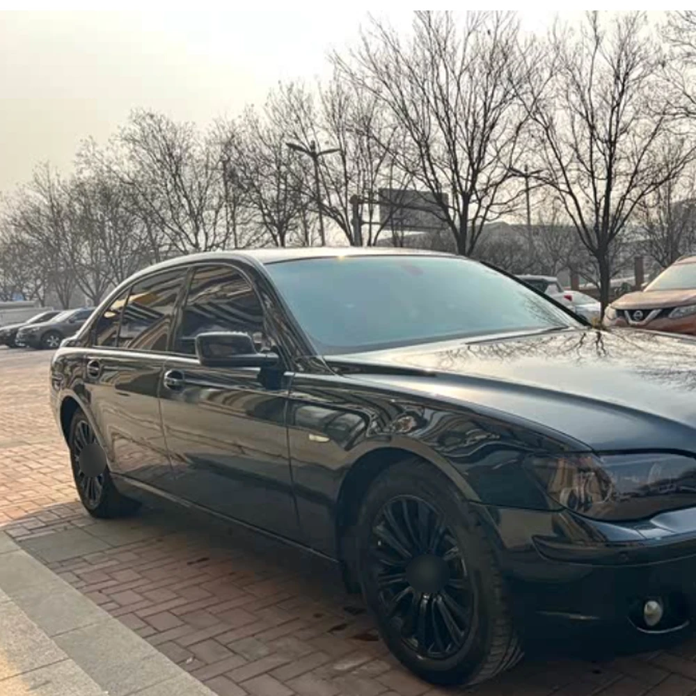 For BMW 7 Series E65 E66 2002-2008 Window Chrome Delete Blackout ABC Pillars Glossy Black Stickers view 6