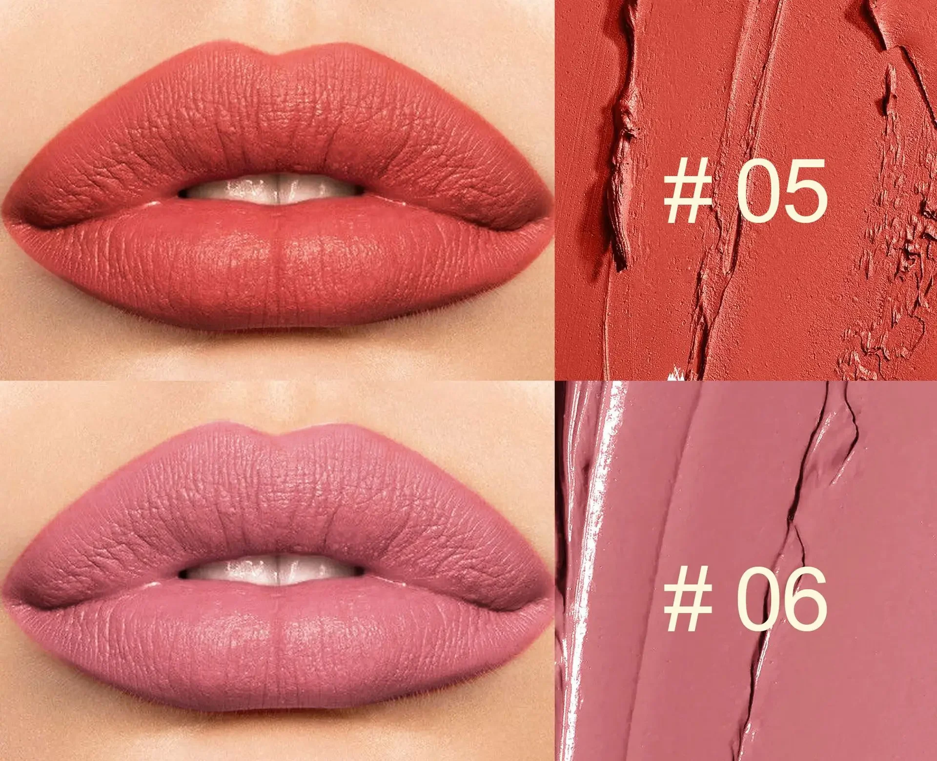 Juego de pintalabios de 6 colores, brillo de labios mate, lápiz labial líquido de larga duración, resistente al agua, hidratante, taza antiadherente, tinte de labios, cosméticos, regalo