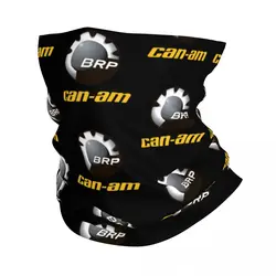 Custom BRP ATV Can Am Logo Neck Gaiter Men Women UV Protection Winter Bandana Scarf for Ski