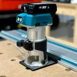 Adapter Compatible with18V Makita RT0701C XTR01Z  Precision Cutting Tool Adapter for Makita/Festool Rail Saw Rail And Router