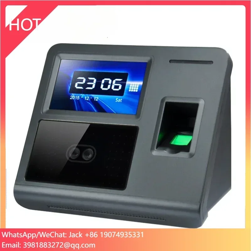 Managing Human Resources Biometric TCP IP Face and Fingerprint Biometric Reader User