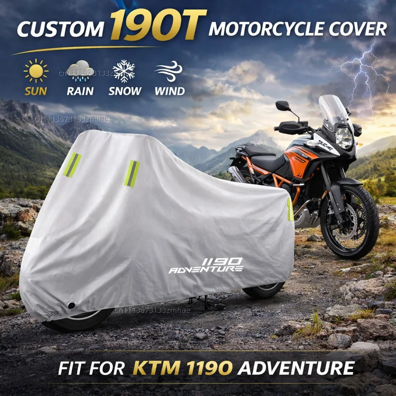 

For KTM 1290 390 790 890 990 1050 1090 1190 1290 Super Adventure Motorcycle Cover Waterproof UV Protective All Weather Cover