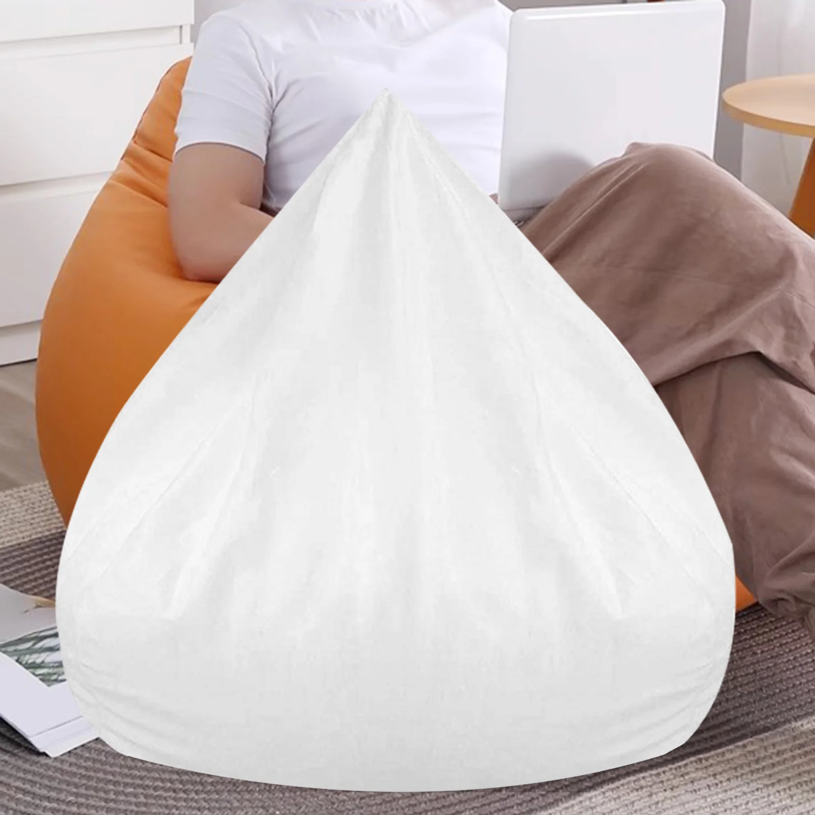 Sofa Stool Liner for Lazy Bean Bag Accessory Stools Replace Replacement Supply Chair Cover Inner