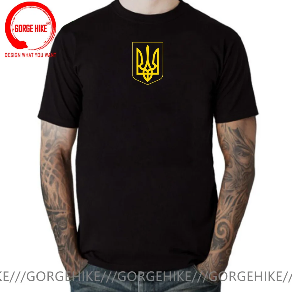 Zelensky Ukraine T-shirts for Women Men Ukrainian Emblem Logo T Shirt Man Cotton Print Tshirt Unisex Hip Hop Streetwear Clothes