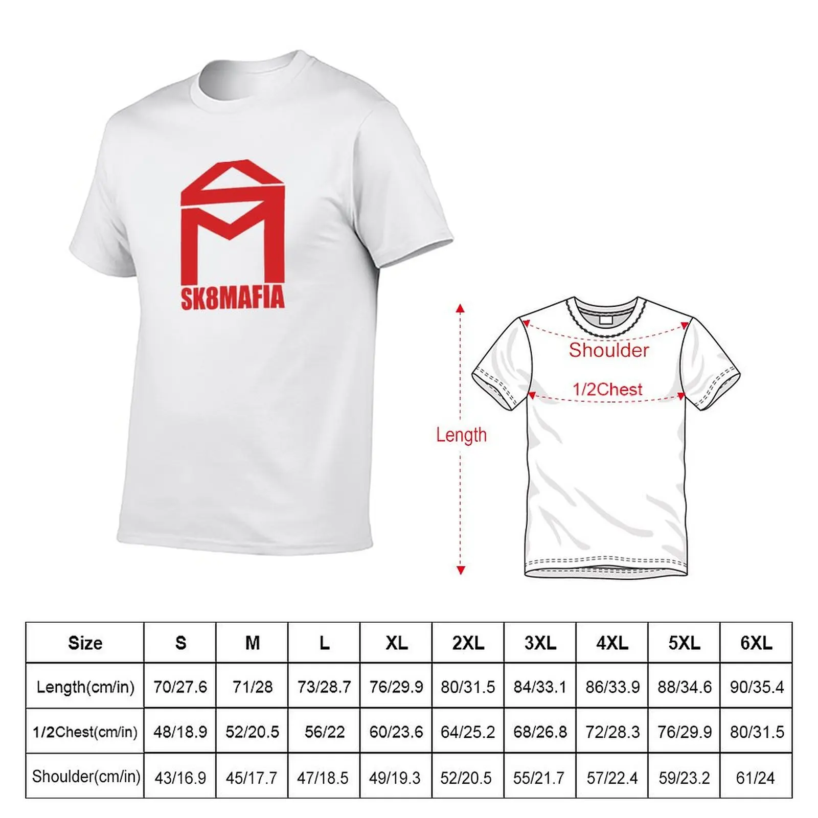 Sk8mafia تي شيرت كلاسيكي رجل تي شيرت القطن تي شيرت للرجل الجرافيك مضحك تي شيرت للرجل القطن تي شيرت