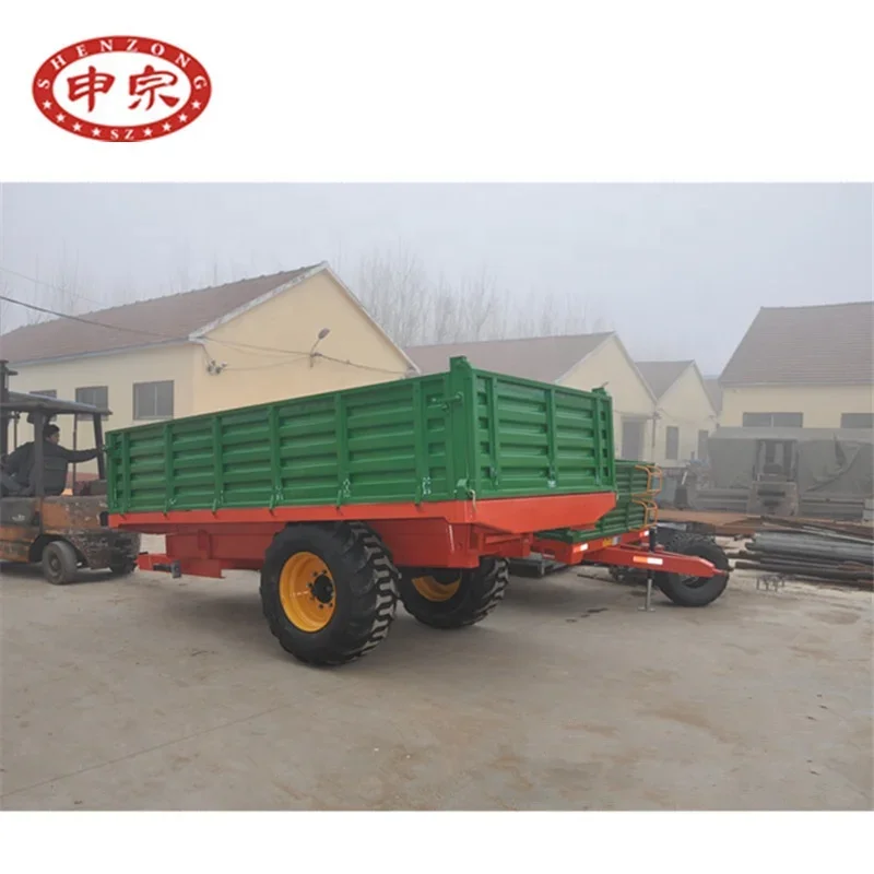 8 ton Agricultural farm hydraulic jack tractor trailer