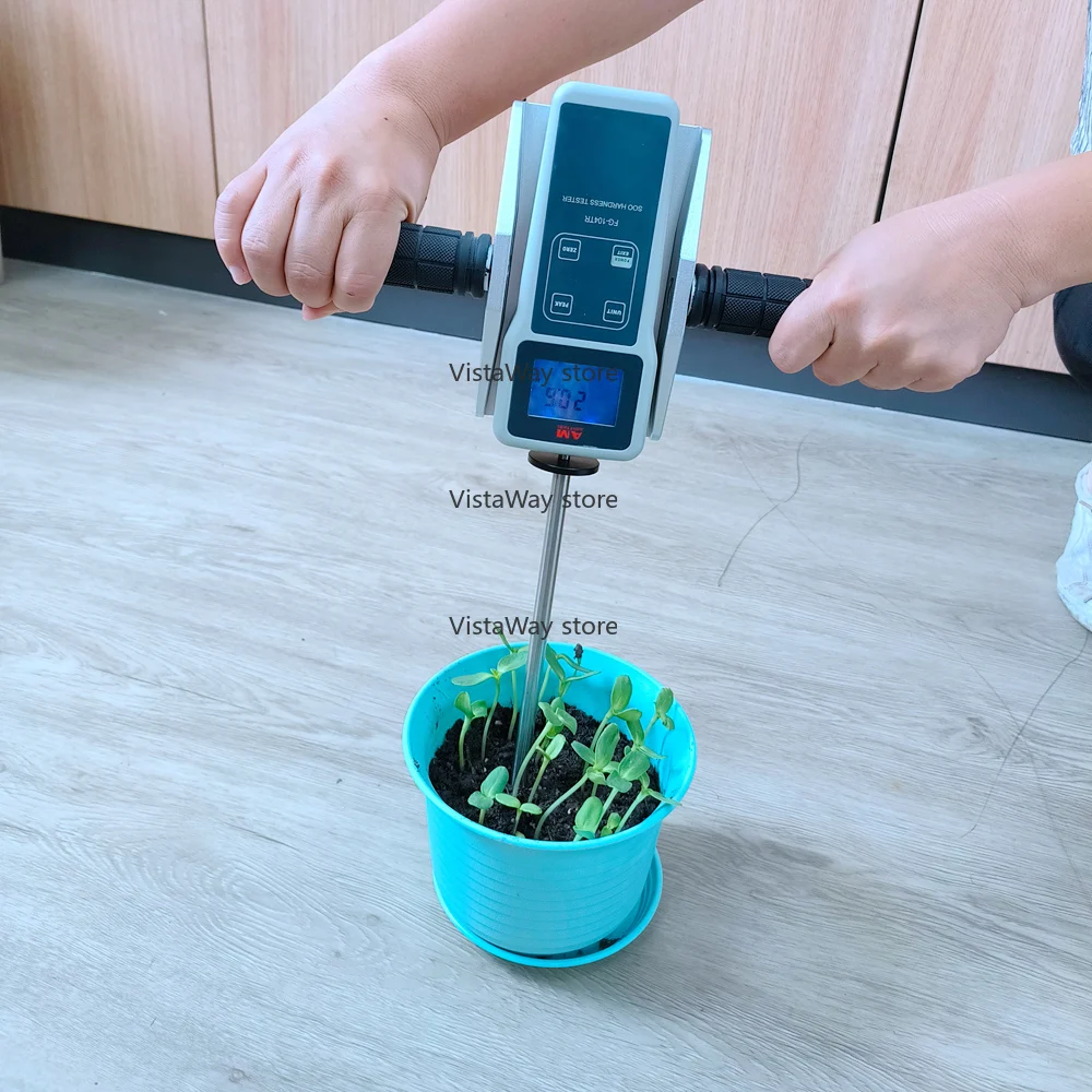 Digital Soil Hardness Tester Portable Soil Compaction Meter for Field Agriculture Farm Testing