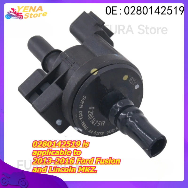 

Engine Variable Valve Timing (VVT) electromagnetic valve 0280142519 is applicable to 2013-2016 Ford Fusion and Lincoln MKZ.