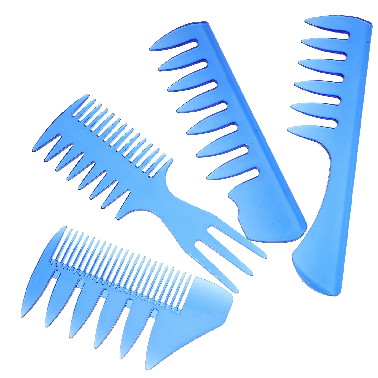 

Набор из 4 расчесок: маленькие портативные гладкие массажные расчески-вилки для укладки волос, аксессуары для мужчин и мальчиков