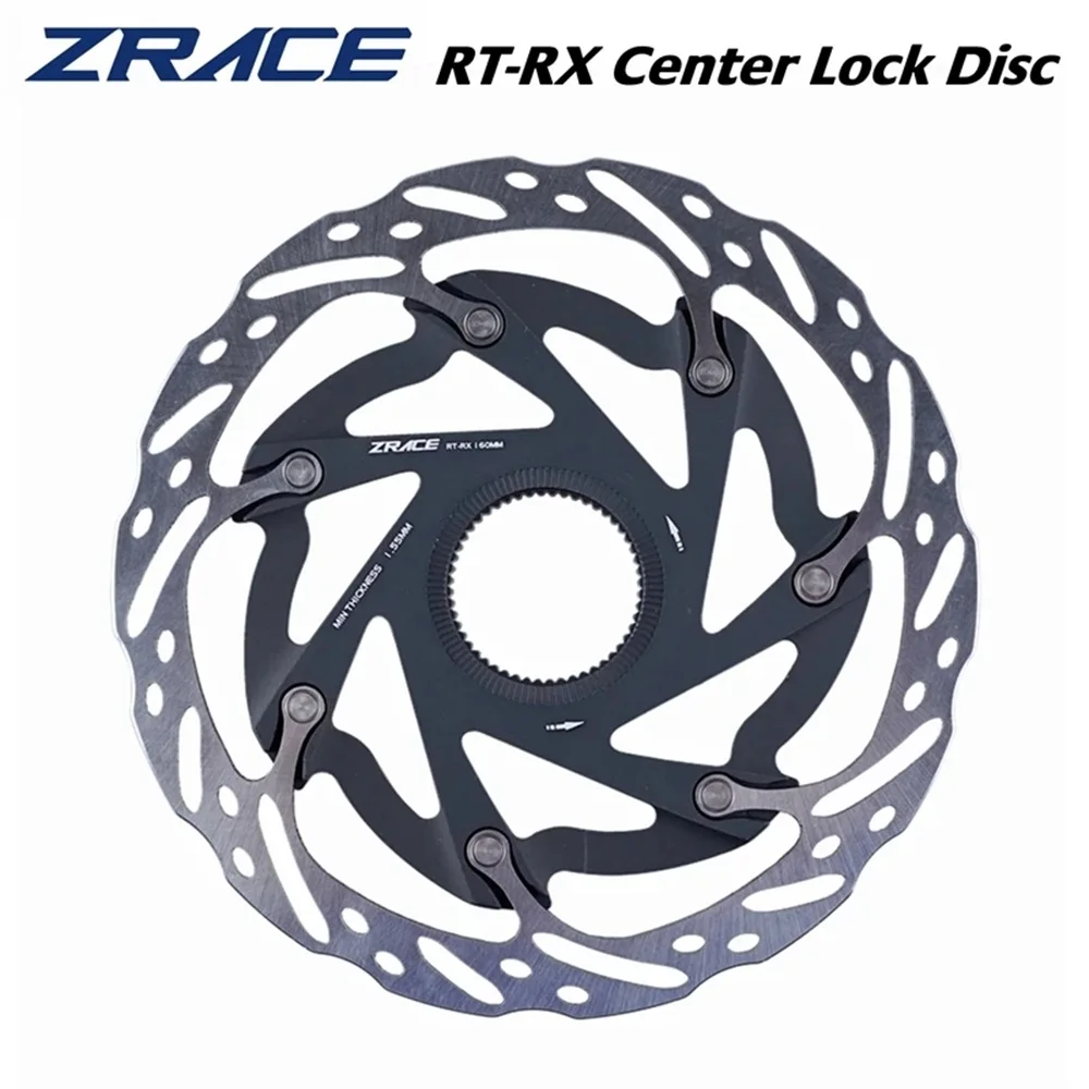 

2024 NEW ZRACE RT-RX Center Lock Disc Rotor, Ultralight Strong heat dissipation floating rotor 140mm 160mm Road disc brake RT-RX