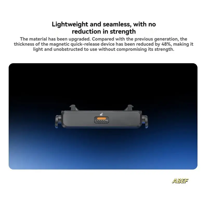 ملحقات الإفراج السريع المغناطيسي لـ Insta360 X5 سبائك الألومنيوم 1/4 بوصة واجهة ملحقات التفكيك السريع