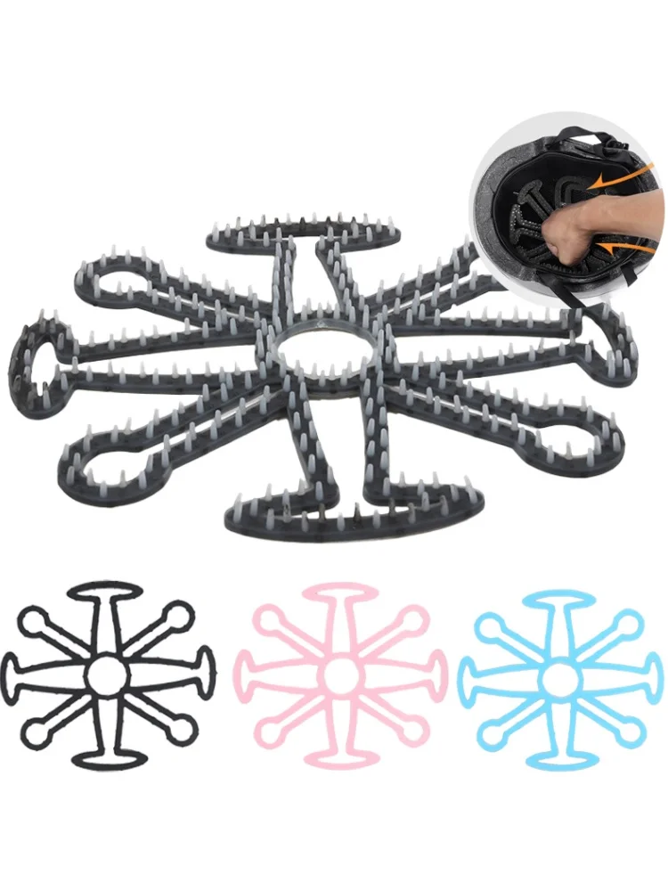 AliExpress Flexible Helmet Inner Silicone Pad Soft Breathable Helmet Liner Pad Safety Helmet Padding MTB Road Bike Motorcycle Accessories