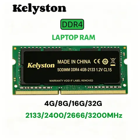 DDR4 Memory RAM SODIMM 4GB 8GB 16GB 32GB for Laptop Notebook 2133MHz 2400MHz 2666MHz 3200MHz Compatible Memoria Ram