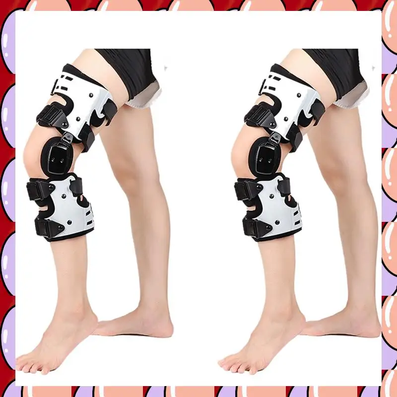 

A72Z 2X OA Knee Brace For Arthritis Ligament Medial Hinged Knee Support Osteoarthritis Knee Joint Pain Sports Unloading-Right