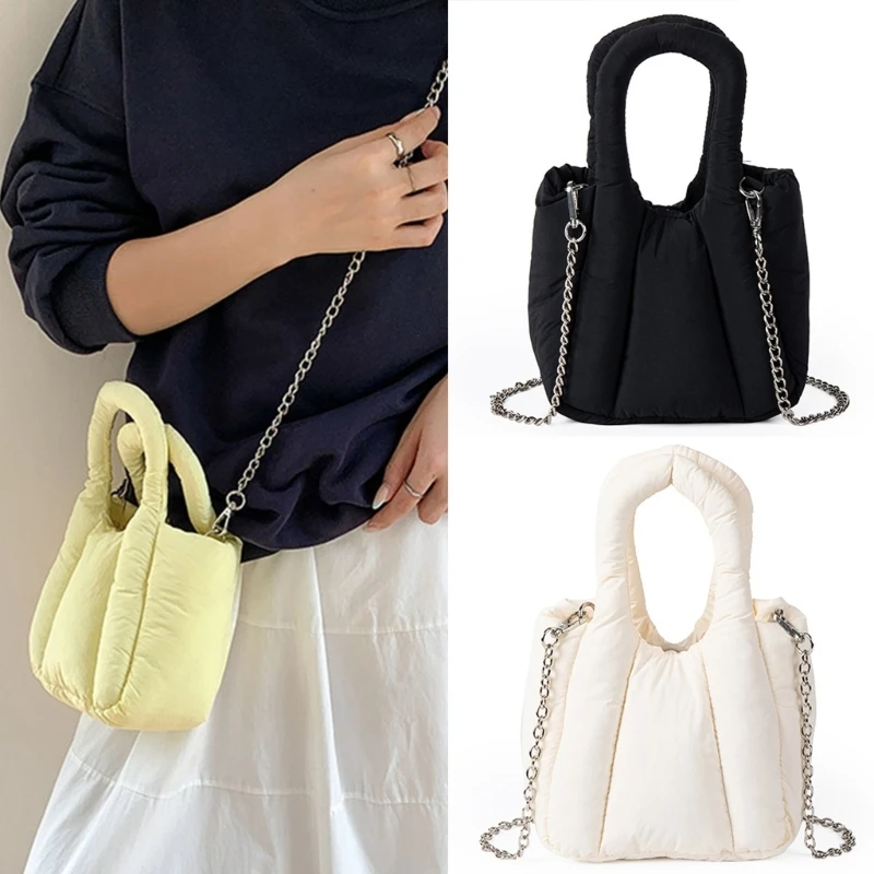 

Elegant Nylon Casual Handbag Shoulder Bag Student Satchel Fashionable Crossbody Bags for Everyday Use