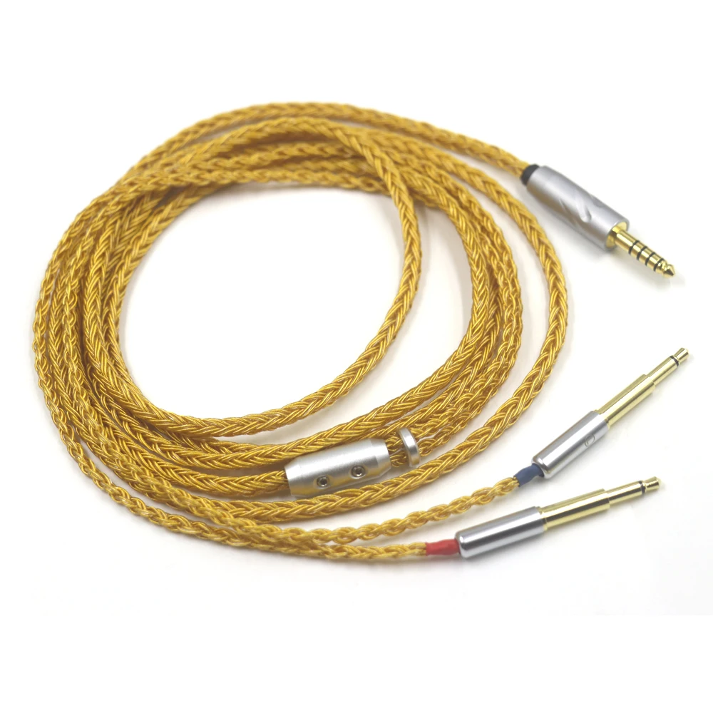 16 Core 24k Gold Plated Earphone Cable Upgrade Balanced XLR 2.5/4.4mm For Meze 99 Classic/99 Noir/99 Neo/109 Pro/Liric Headphone