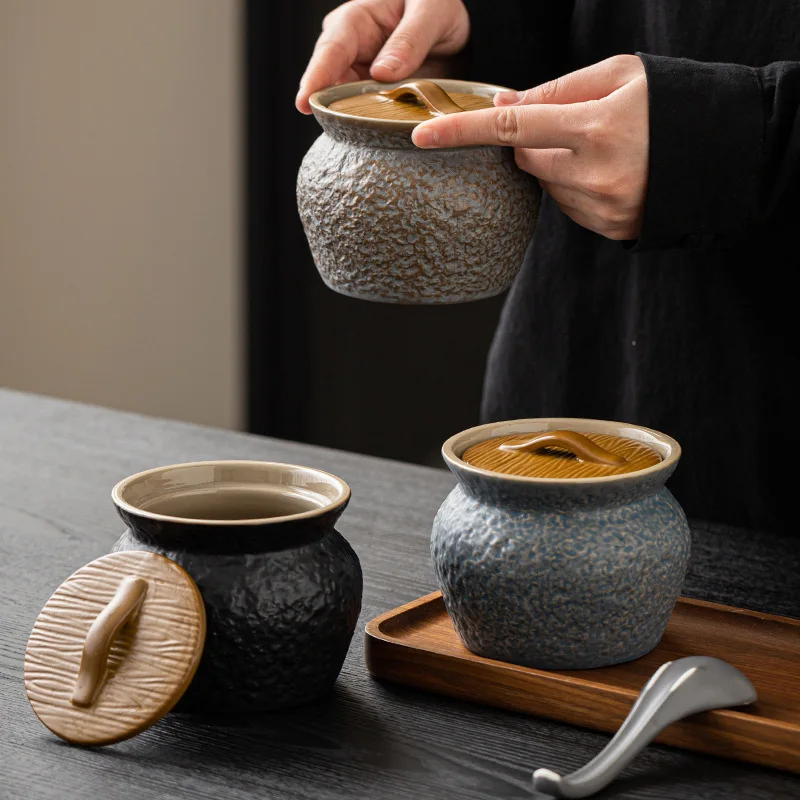 

Ceramic Stew Pot Home Use Double Boiler Soup Bowl Chili Jar Kitchen Spice Container Premium Bird Nest Bowl