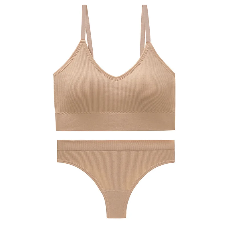 

Sexy Bras For Women Backless Seamless Sexy Bras Unwired Soft Sleep Sports Female Underwear Set Solid Color Sexy Lingeries Women