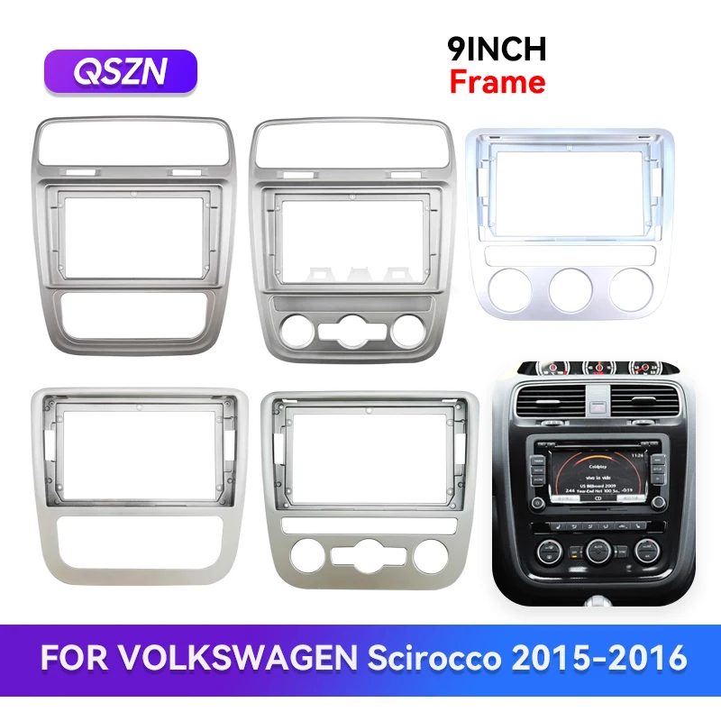 

QSZN Panel Power Cord Harness Canbus FOR VOLKSWAGEN Scirocco 2015-2016 9inch Car Android Radio Stereo Player Frame Fascia Cable