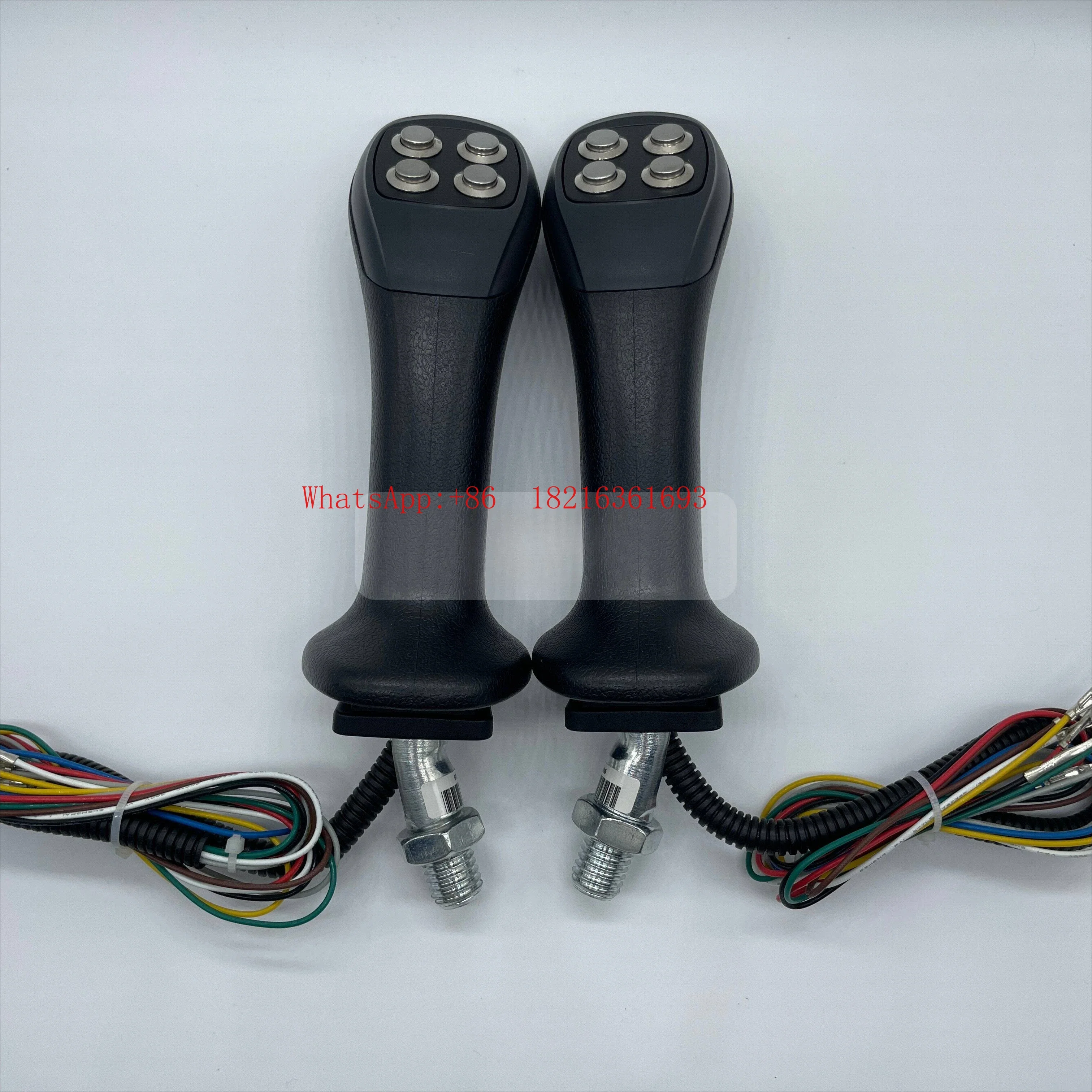 Limited Offer Excavator Wood Grabber Modified Wood Clamp Three-button Hydraulic And Electronic Control Joystick Handle Glue