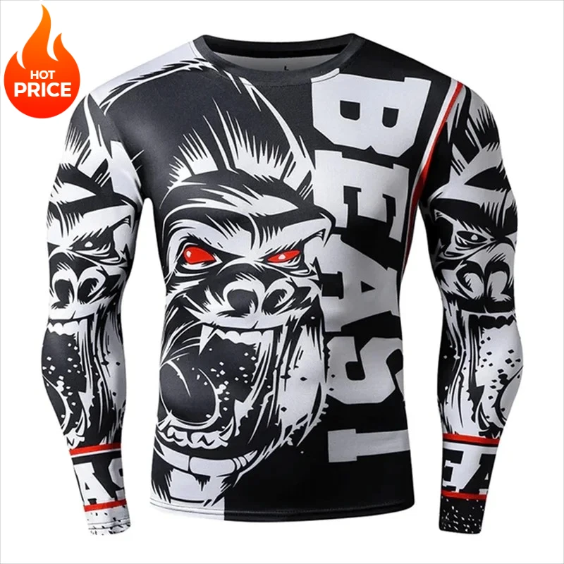 

Mens Summer Autumn Casual 3D Print Long Sleeve T Shirt Black O Neck Slim Fit Male Graphics Tees Top Hombre Ropa Fitness Tshirt