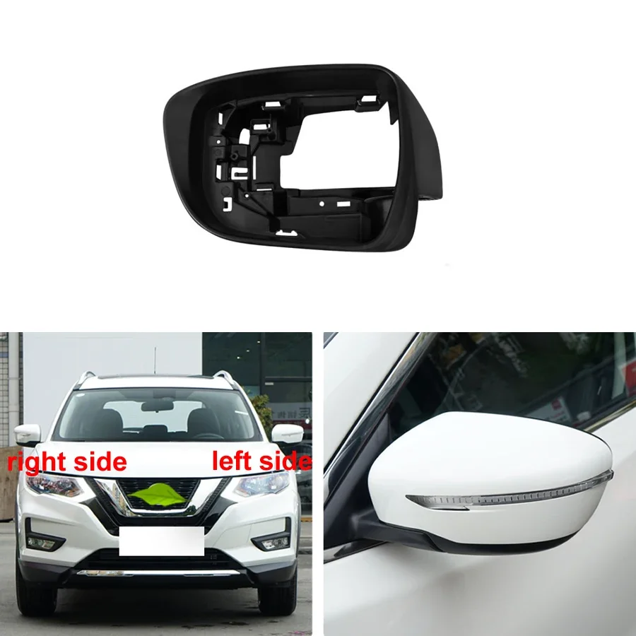 For Nissan X-Trail / Qashqai 2014 -2022 No Camera Car Accessories Outer Rearview Mirror Frame Side Rear View Mirrors Cover