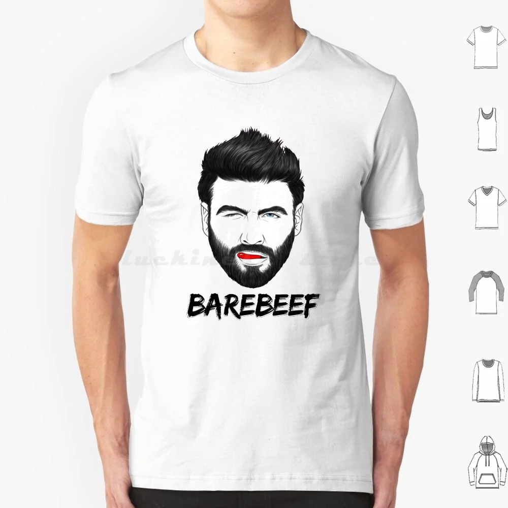 Bare Beef Logo T Shirt Cotton Men Women DIY Print Barebeef Bears Bear Woof Pride Grrr Men Cute Bearart Bearpride Bearflag