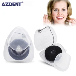 AZDENT 50m Bamboo Charcoal Dental Flosser Teeth Clean Dental Floss Teeth Flosser Tooth Clean Or Built-In Spool Wire