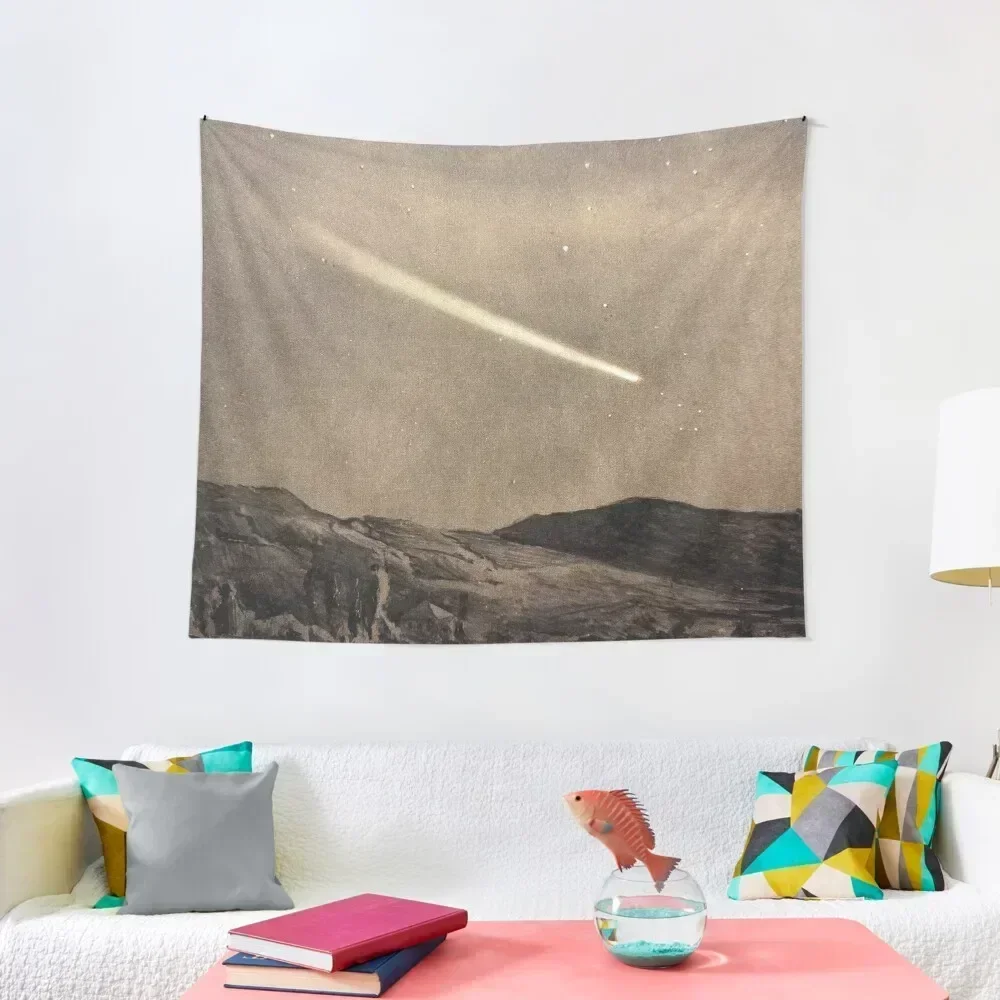 Halley's Comet, France, 1910 Tapestry Home Decorating Decoration Pictures Room Wall Wall Coverings Tapestry