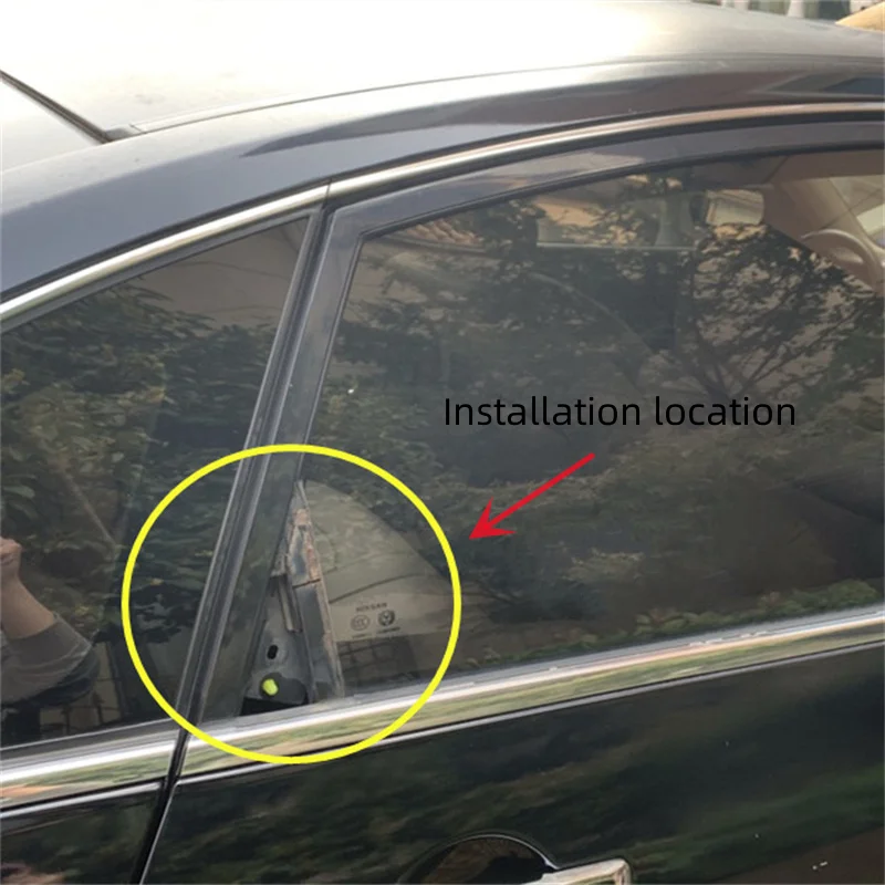 For Nissan 2004-2007 ALTIMA TEANA Rear Door Outer Corner Cover Rear Door Glass Exterior Cover Outer Triangular Decorative  Panel