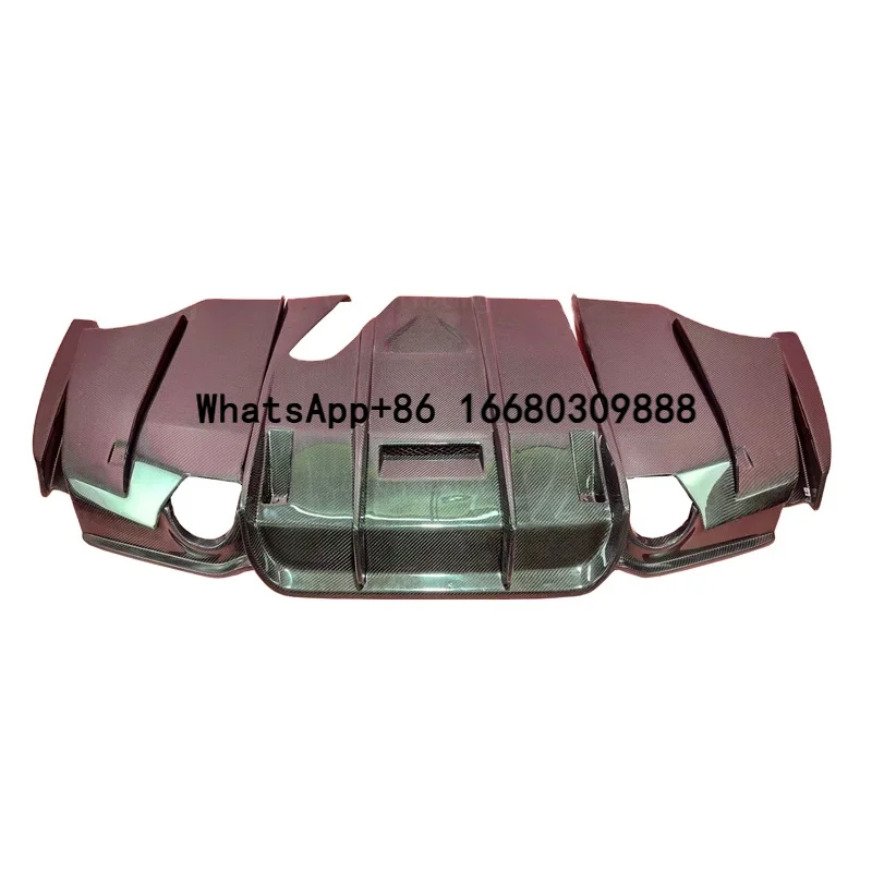 

Real Carbon Fiber Rear Bumper Diffuser Lip Spoiler Blade Splitter Car Body Kit For F30 F31 3 Series Exterior Accessories