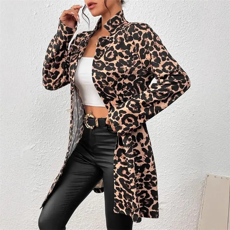 Jaqueta Fena Estilo Street Faion L5XL, Casaco Casual de Manga Longa, Casaco de Crimento Médio com Fechamento de Um B...