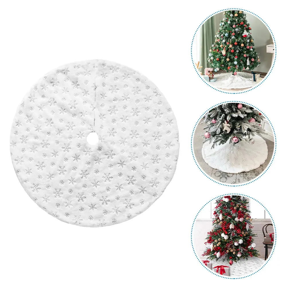 

Christmas Skirt Party Bottom Home Xmas Tree Skirt Christmas Holiday Decoration Mat Supplies Festival Decor Home Xmas Tree Apron