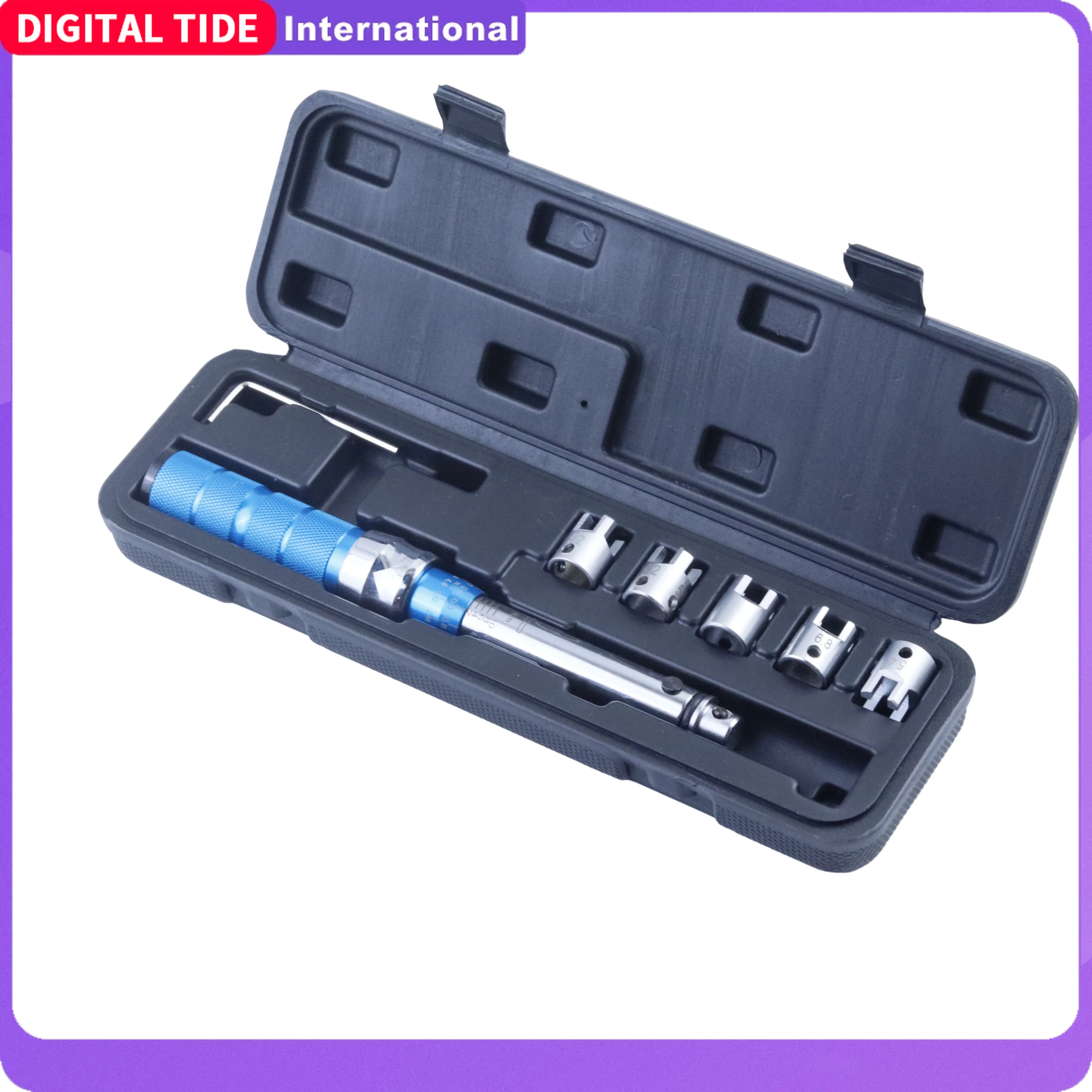 

Spoke Torque Wrench for Motorcycle and Dirt Bikes 210 NM with Interchangeable Heads for Precise Torque Settings