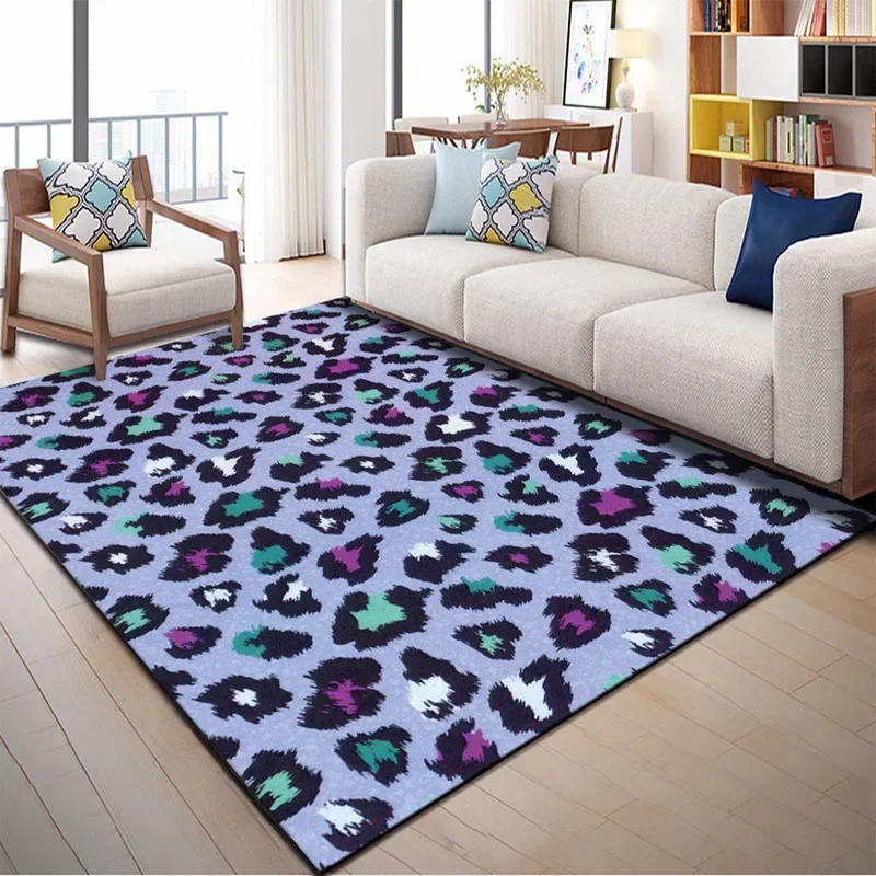 

Geometric Leopard 3D Printing Carpets For Living Room Bedroom Large Area Rugs Parlor Decor Big Carpet Home Decoartive Floor Mats