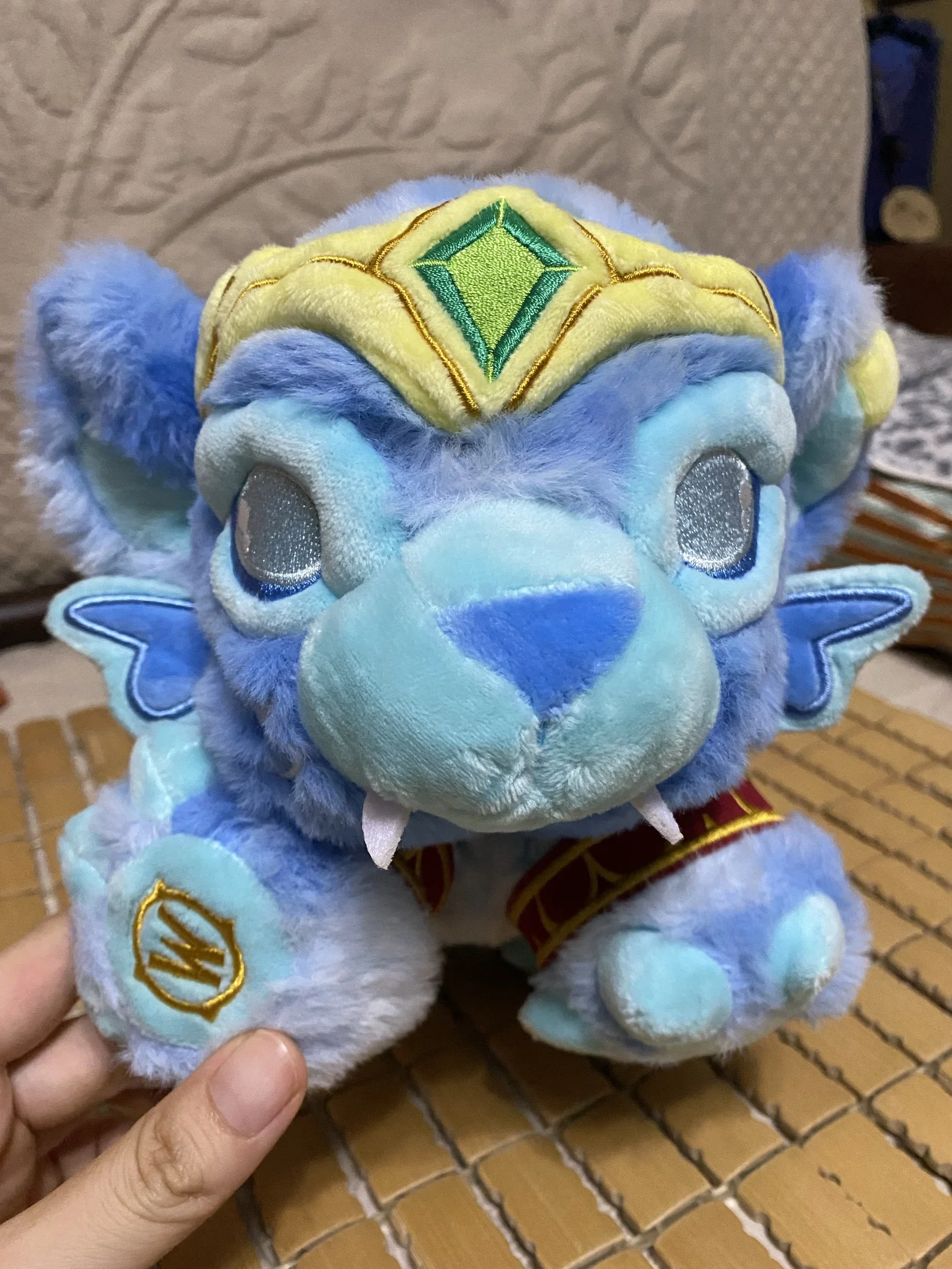 Blizzard Official Genuine Game Peripheral Figure World of Warcraft Year of The Tiger Limit Anniversary Mount Plush Doll Gift Toy