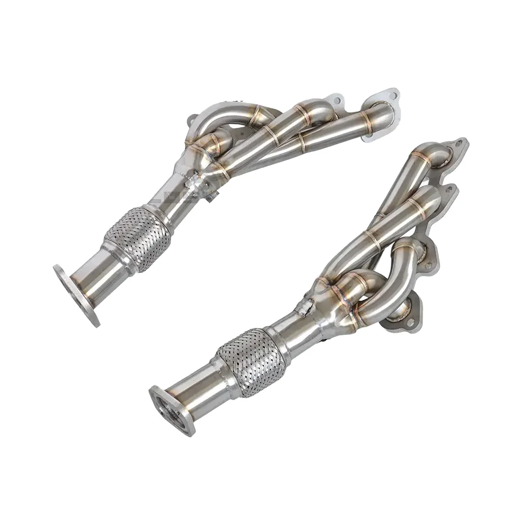 3.0T 2022-2025 4 Inch Single Mid Pipe Resonated Valved Cat-back Exhaust System 304 Stainless Steel