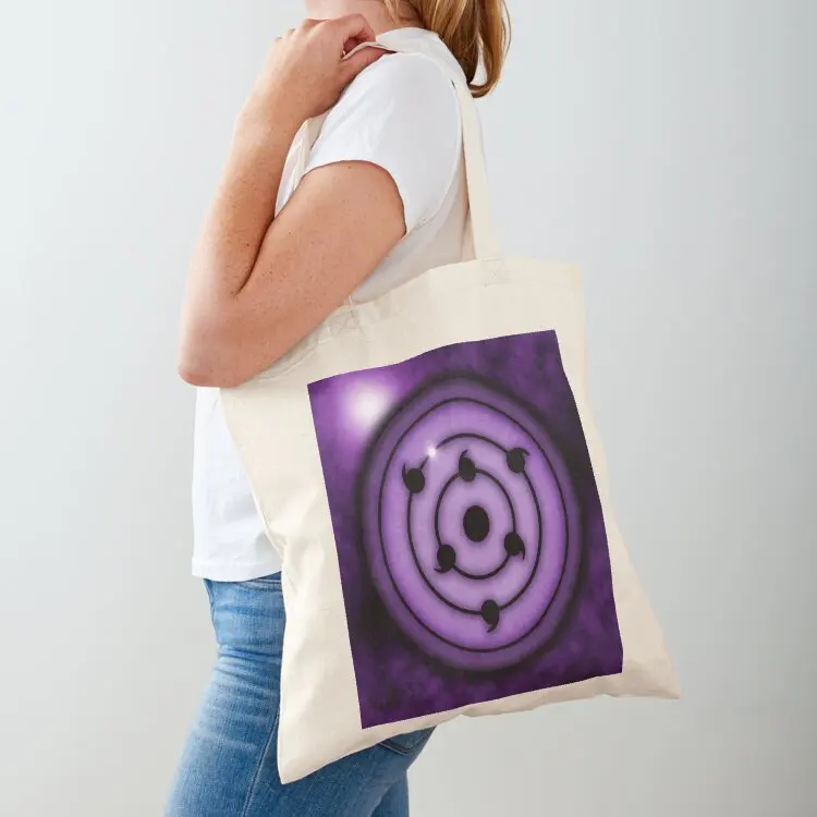 

Obito's Rinnegan (Purple) Tote Bag women bag reusable shopping bags Handbags large tote bag