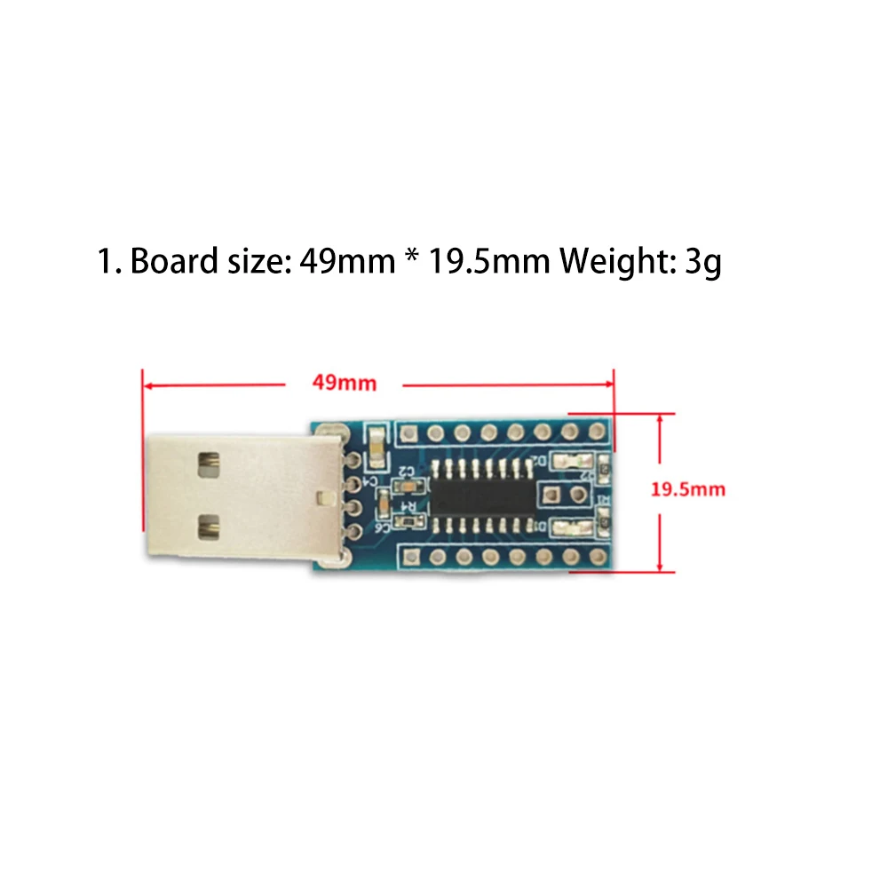 CH551 CH552 Chip Development Board 2.8V 3.3V 5V Mini Core Board USB Communication 51 Single-Chip Computer Microcomputer Module