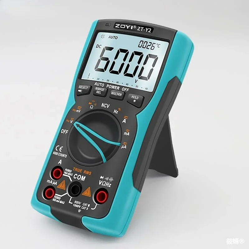 Imagem -02 - Display de Alta Precisão Medição True Rms 9999 Caracteres Zoyi-zt-y2