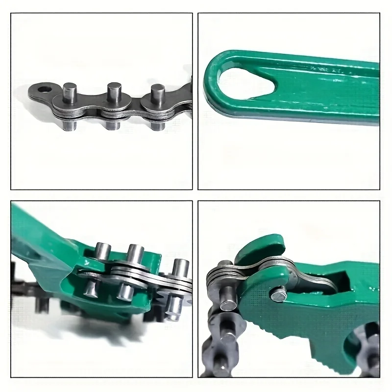 Stahl-Kettenzangenwerkzeug für schwere Beanspruchung, verstellbarer Griff-Schraubenschlüssel mit ergonomischem Griff zum Entfernen von Ölfilter-Rohrverbindungen. – Detail 3