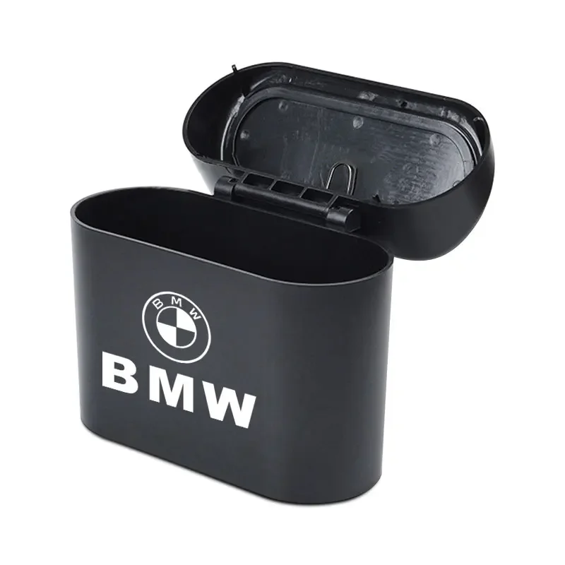 1pcs Car Trash Can Storage Box Vehicle Multifunctional Garbage Dust Case For BMW E46 E90 F30 F10 E39 F20 E36 E87 E92 E70 E53 E91