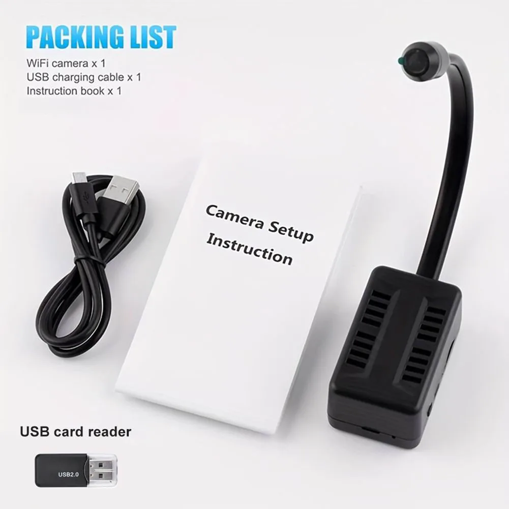 Mini WiFi Camera 1080P Full HD Wireless Security Smart Camera with Motion Detection Home Surveillance Camera Remote Monitoring