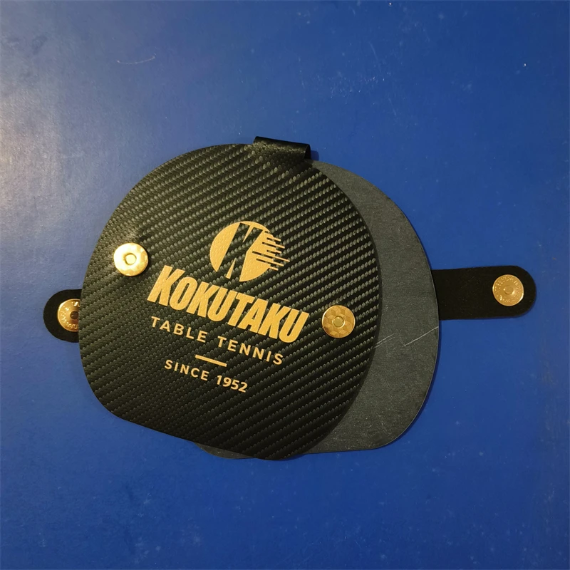 KOKUTAKU PU-Leder Magnetischer Tischtennisschläger-Schutz Tischtennis-Schläger Gummi-Schutzabdeckung Anti-Oxidation – Detail 3