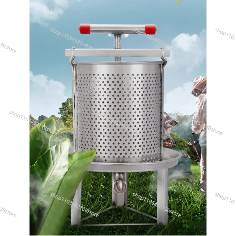 Honey Press Stainless Steel Distiller Sgrains Press Honey Press Beeswax Presspress Bean Dregs