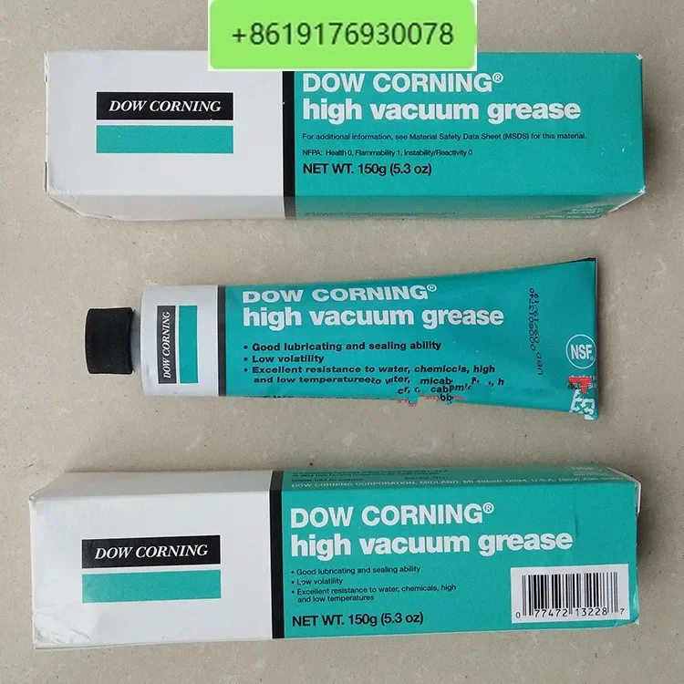

1 шт. Высоковакуумная силиконовая смазка Dow Corning HVG для вакуумных клапанов и систем давления, 150 г, оригинал