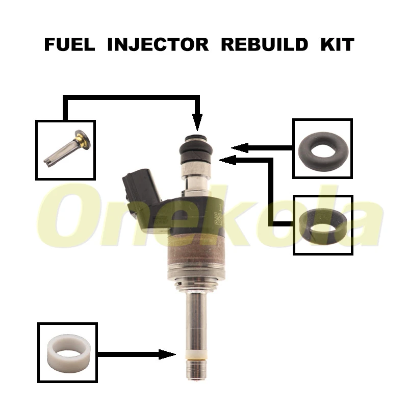 

Fuel Injector Repair Kits for Honda Fit 2015-2019 1.5L KA6MT 16010-5R1-315 16010-5R1-305